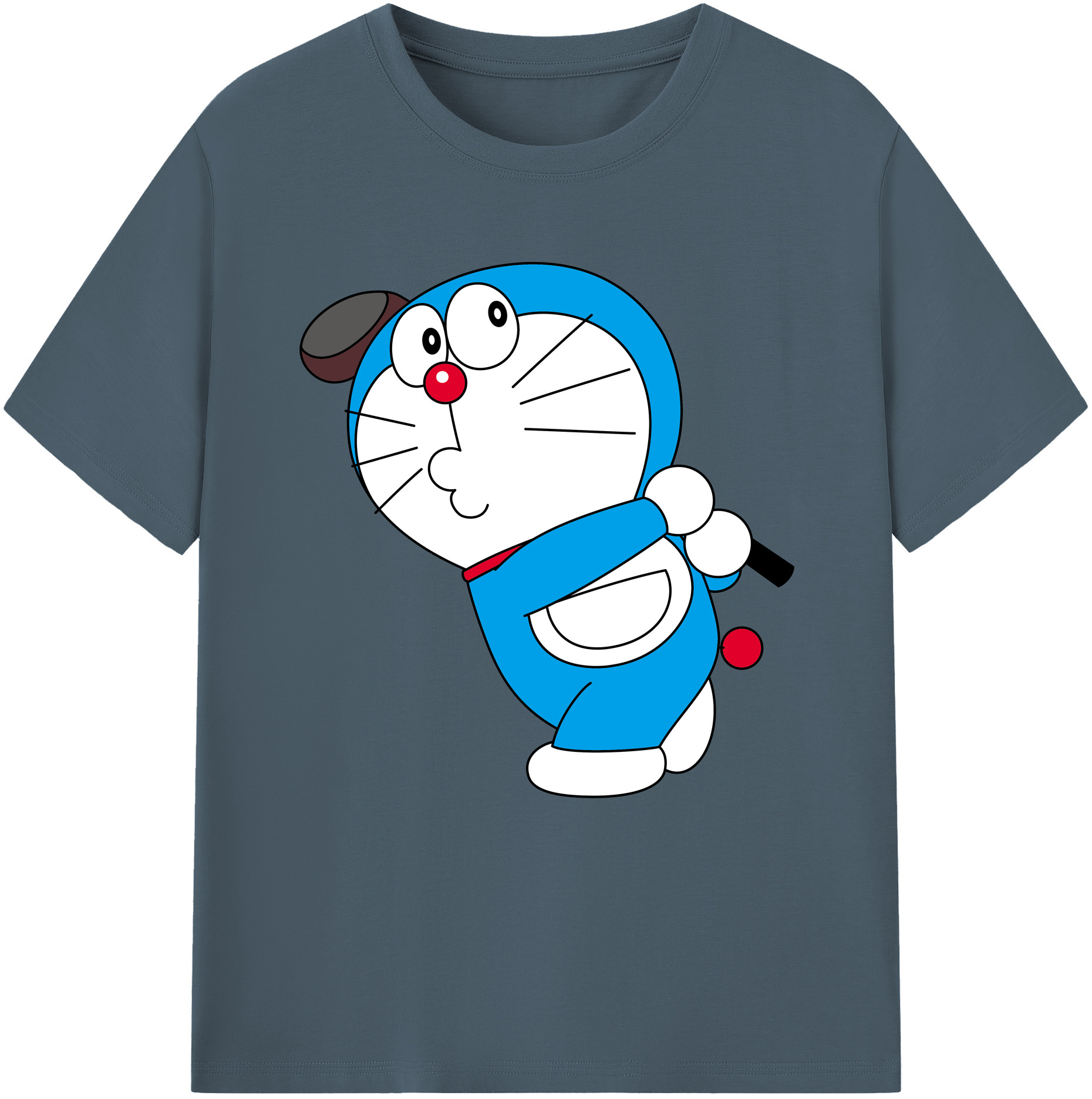 （画像用） ドラえもん Doraemon 綿100％半袖Tシャツ（フロントプリント）